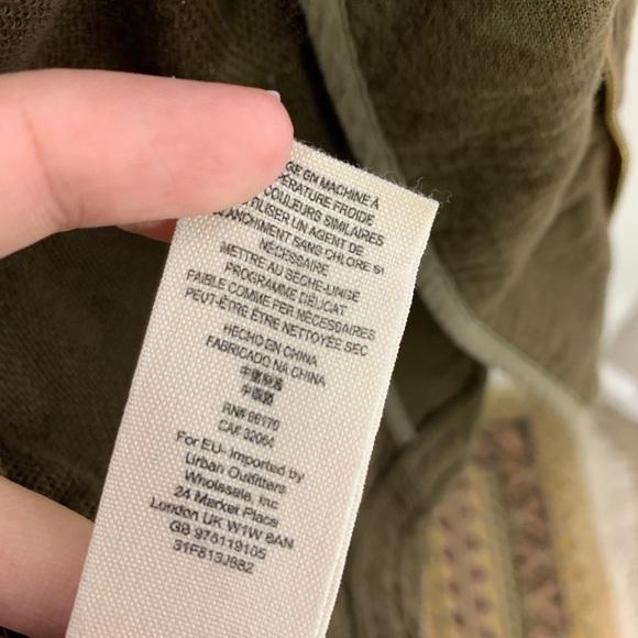 FREE PEOPLE precious cargo green printed jacket - Picture 10 of 11